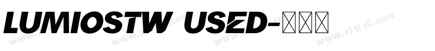 LumiosTW Used字体转换